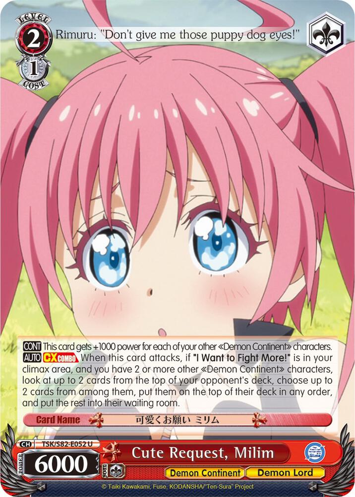 Cute Request, Milim - [That Time I Got Reincarnated as a Slime Vol.2] | Gear Gaming Fayetteville