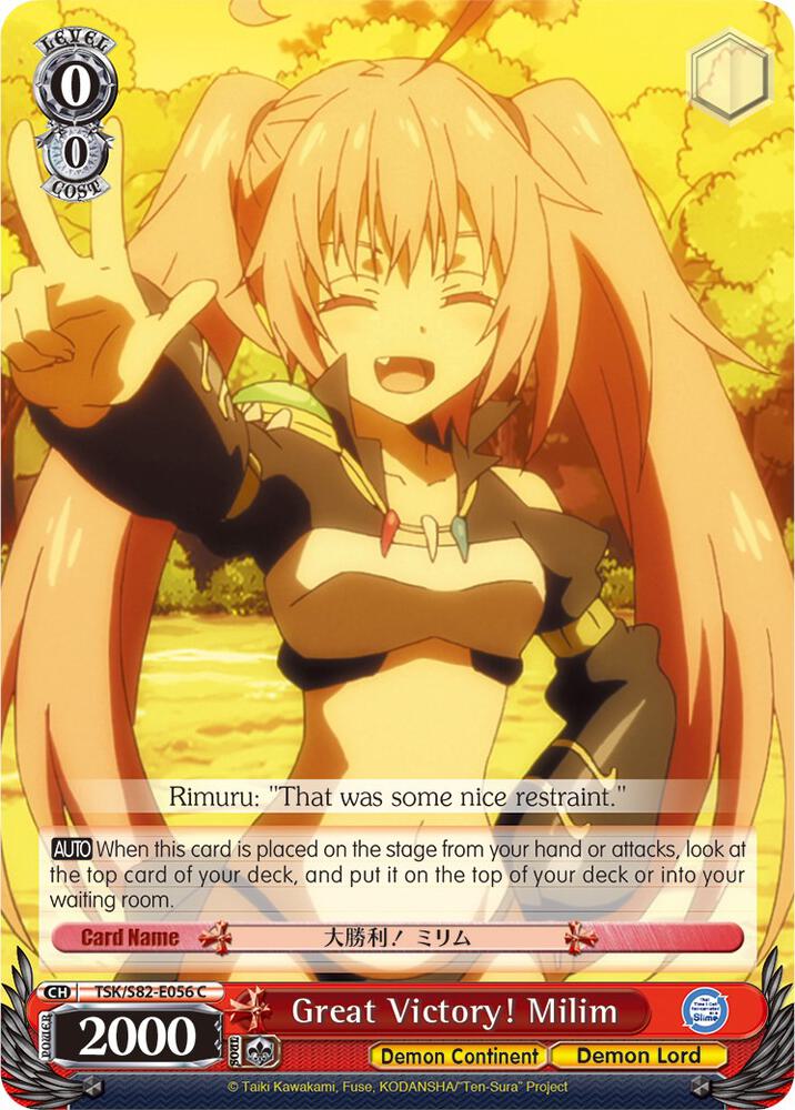 Great Victory! Milim - [That Time I Got Reincarnated as a Slime Vol.2] | Gear Gaming Fayetteville