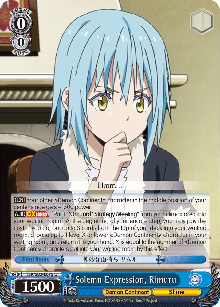 Solemn Expression, Rimuru - [That Time I Got Reincarnated as a Slime Vol.2] | Gear Gaming Fayetteville