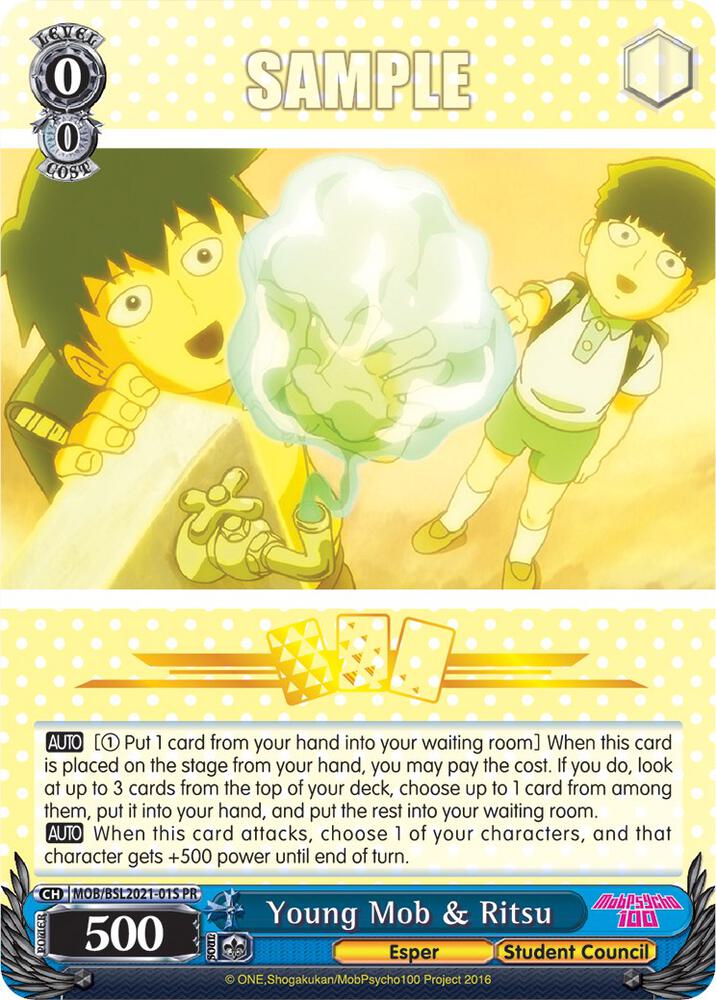 Young Mob & Ritsu (Winner) - [Bushiroad Event Cards] | Gear Gaming Fayetteville