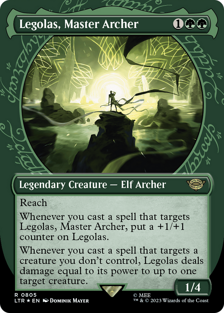 Legolas, Master Archer (Showcase) (Surge Foil) [The Lord of the Rings: Tales of Middle-Earth] | Gear Gaming Fayetteville
