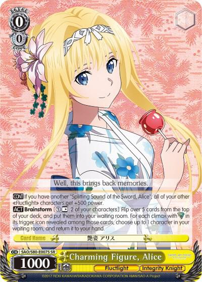 Charming Figure, Alice (SR) - [Sword Art Online -Alicization- Vol.2] | Gear Gaming Fayetteville