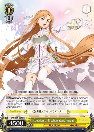 Goddess of Creation Stacia Asuna - [Sword Art Online -Alicization- Vol.2] | Gear Gaming Fayetteville
