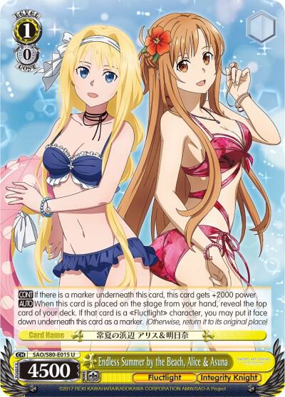 Endless Summer by the Beach, Alice & Asuna - [Sword Art Online -Alicization- Vol.2] | Gear Gaming Fayetteville