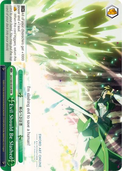 Evil Should Be Slashed (RRR) - [Sword Art Online -Alicization- Vol.2] | Gear Gaming Fayetteville