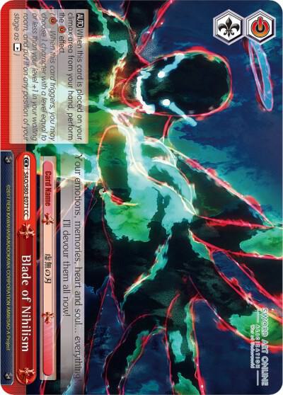 Blade of Nihilism - [Sword Art Online -Alicization- Vol.2] | Gear Gaming Fayetteville