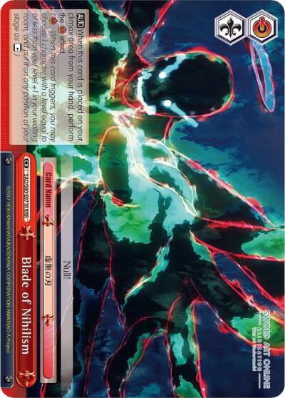 Blade of Nihilism (RRR) - [Sword Art Online -Alicization- Vol.2] | Gear Gaming Fayetteville