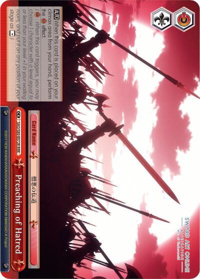 Preaching of Hatred (RRR) - [Sword Art Online -Alicization- Vol.2] | Gear Gaming Fayetteville