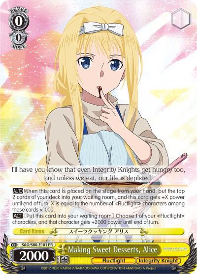 Making Sweet Desserts, Alice - [Sword Art Online -Alicization- Vol.2] | Gear Gaming Fayetteville