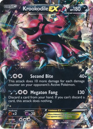 Krookodile EX (XY25) (Jumbo Card) [XY: Black Star Promos] | Gear Gaming Fayetteville