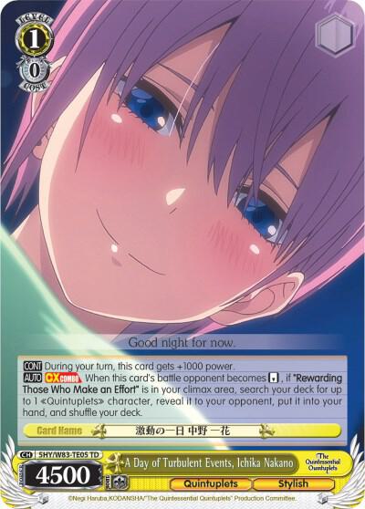 A Day of Turbulent Events, Ichika Nakano - [The Quintessential Quintuplets] | Gear Gaming Fayetteville