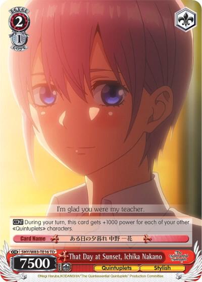 That Day at Sunset, Ichika Nakano - [The Quintessential Quintuplets] | Gear Gaming Fayetteville