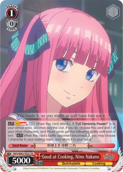 Good at Cooking, Nino Nakano - [The Quintessential Quintuplets] | Gear Gaming Fayetteville