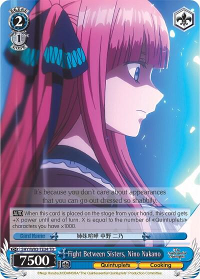Fight Between Sisters, Nino Nakano - [The Quintessential Quintuplets] | Gear Gaming Fayetteville