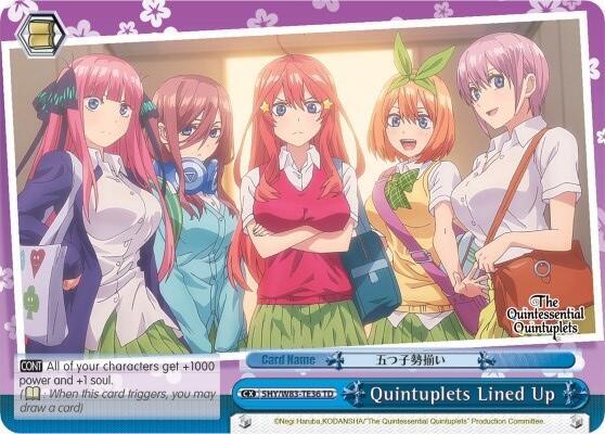 Quintuplets Lined Up (Blue) - [The Quintessential Quintuplets] | Gear Gaming Fayetteville