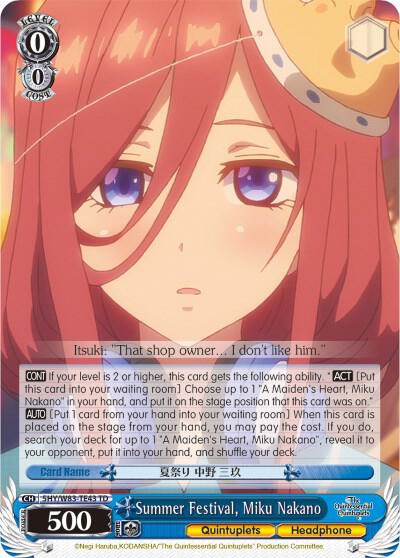 Summer Festival, Miku Nakano - [The Quintessential Quintuplets] | Gear Gaming Fayetteville