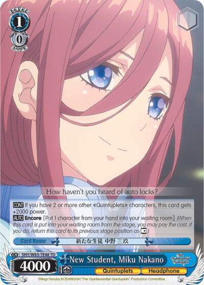 New Student, Miku Nakano - [The Quintessential Quintuplets] | Gear Gaming Fayetteville