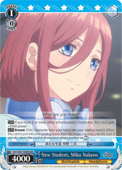New Student, Miku Nakano (RRR) - [The Quintessential Quintuplets] | Gear Gaming Fayetteville