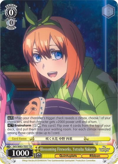 Blossoming Fireworks, Yotsuba Nakano - [The Quintessential Quintuplets] | Gear Gaming Fayetteville