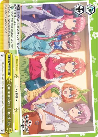 Quintuplets Lined Up (Yellow) - [The Quintessential Quintuplets] | Gear Gaming Fayetteville