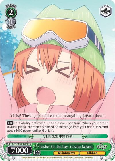 Teacher For the Day, Yotsuba Nakano - [The Quintessential Quintuplets] | Gear Gaming Fayetteville