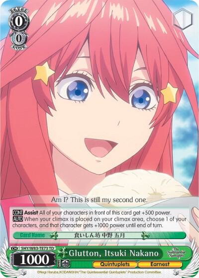 Glutton, Itsuki Nakano - [The Quintessential Quintuplets] | Gear Gaming Fayetteville