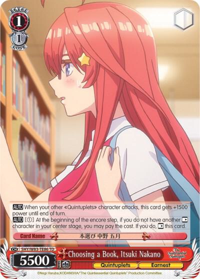 Choosing a Book, Itsuki Nakano - [The Quintessential Quintuplets] | Gear Gaming Fayetteville