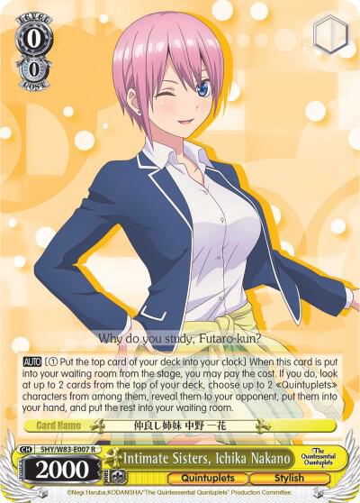 Intimate Sisters, Ichika Nakano - [The Quintessential Quintuplets] | Gear Gaming Fayetteville
