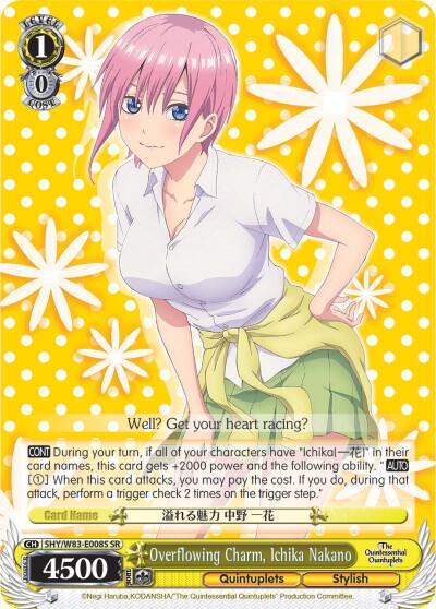 Overflowing Charm, Ichika Nakano (SR) - [The Quintessential Quintuplets] | Gear Gaming Fayetteville