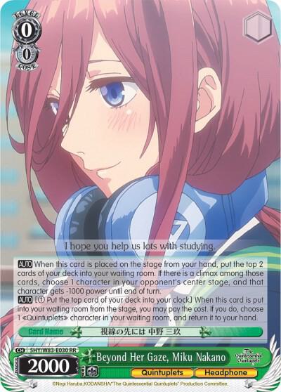 Beyond Her Gaze, Miku Nakano - [The Quintessential Quintuplets] | Gear Gaming Fayetteville