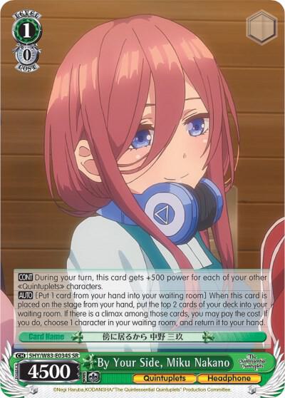 By Your Side, Miku Nakano (SR) - [The Quintessential Quintuplets] | Gear Gaming Fayetteville