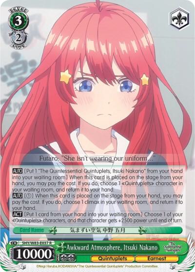 Awkward Atmosphere, Itsuki Nakano - [The Quintessential Quintuplets] | Gear Gaming Fayetteville