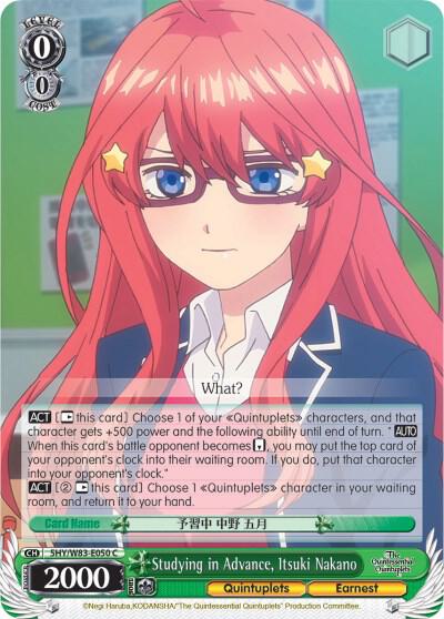 Studying in Advance, Itsuki Nakano - [The Quintessential Quintuplets] | Gear Gaming Fayetteville