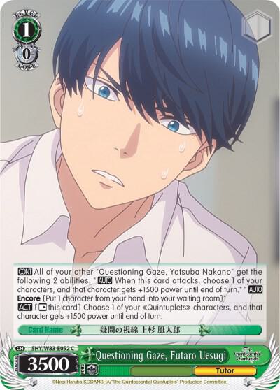 Questioning Gaze, Futaro Uesugi - [The Quintessential Quintuplets] | Gear Gaming Fayetteville