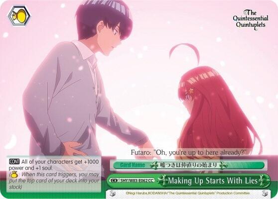 Making Up Starts With Lies - [The Quintessential Quintuplets] | Gear Gaming Fayetteville