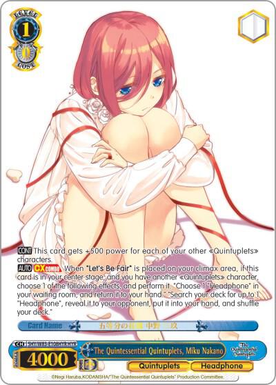 The Quintessential Quintuplets, Miku Nakano (HYR) - [The Quintessential Quintuplets] | Gear Gaming Fayetteville