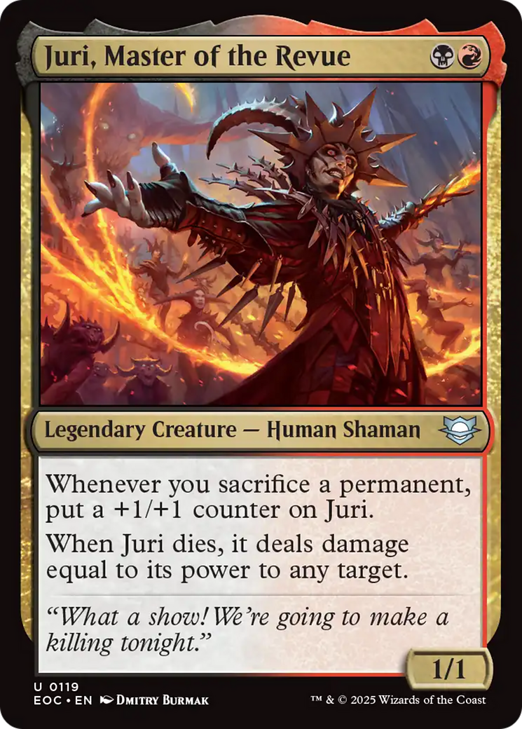 Juri, Master of the Revue [Edge of Eternities Commander] | Gear Gaming Fayetteville
