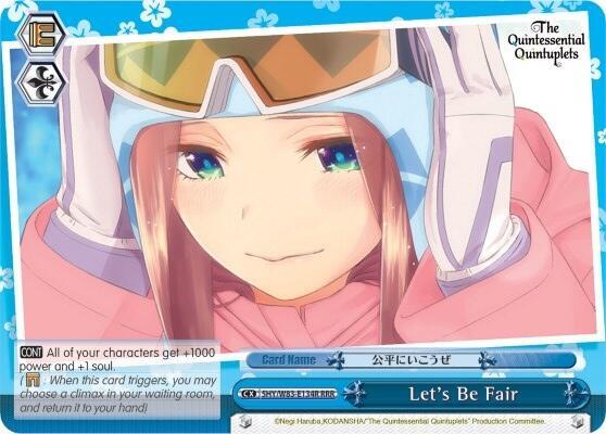 Let's Be Fair (RRR) - [The Quintessential Quintuplets] | Gear Gaming Fayetteville
