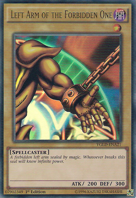 Left Arm of the Forbidden One [YGLD-ENA21] Ultra Rare | Gear Gaming Fayetteville