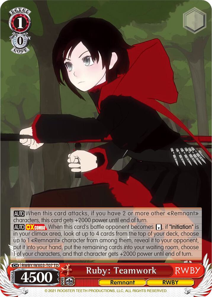 Ruby: Teamwork - [RWBY] | Gear Gaming Fayetteville