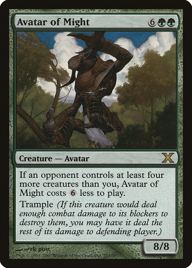 Avatar of Might [Tenth Edition] | Gear Gaming Fayetteville