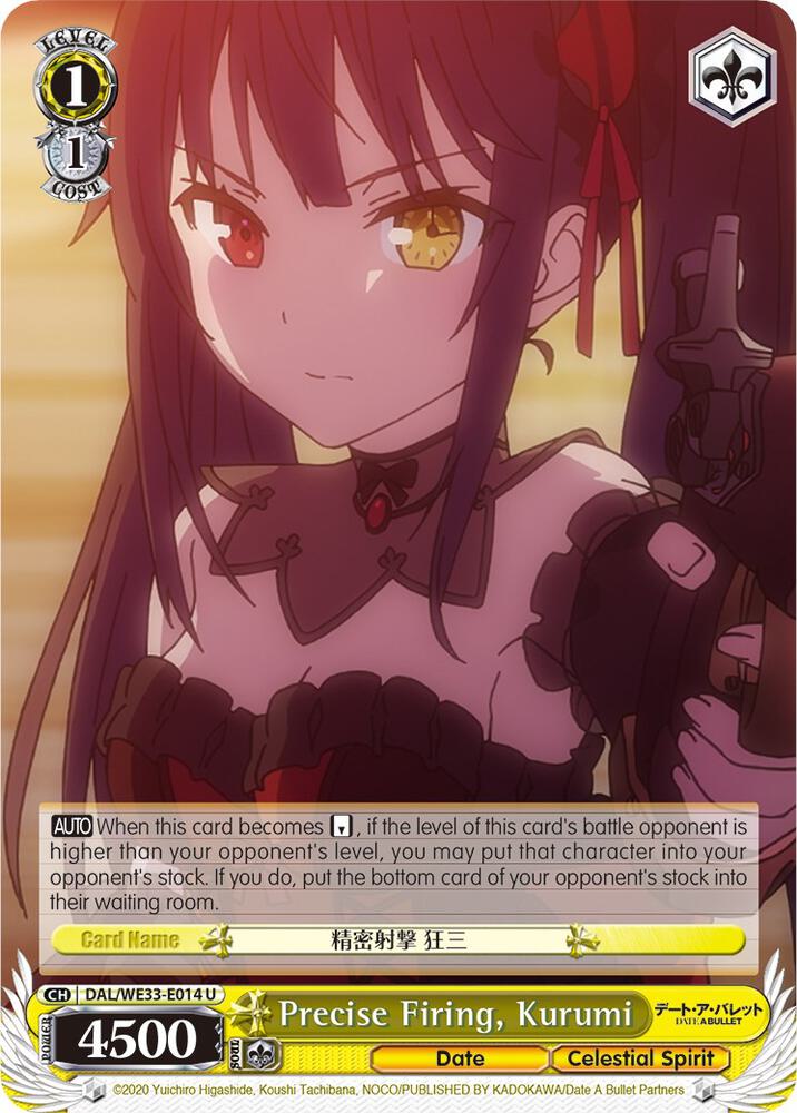 Precise Firing, Kurumi - [Date A Bullet] | Gear Gaming Fayetteville