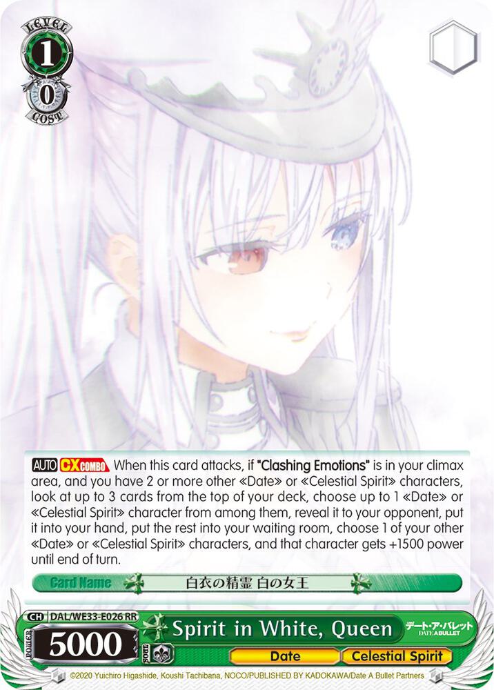 Spirit in White, Queen - [Date A Bullet] | Gear Gaming Fayetteville
