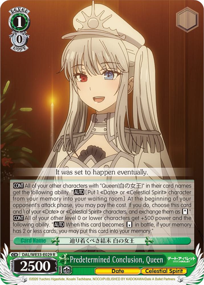 Predetermined Conclusion, Queen (Parallel Foil) - [Date A Bullet] | Gear Gaming Fayetteville