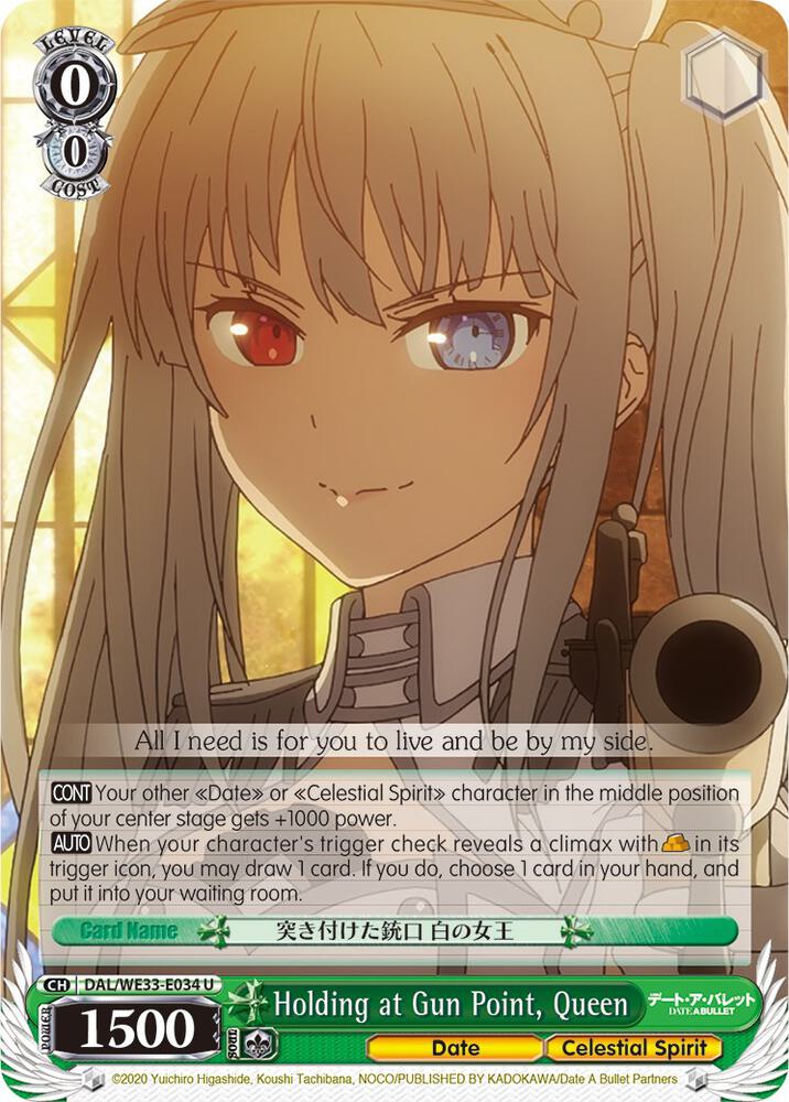 Holding at Gun Point, Queen (Parallel Foil) - [Date A Bullet] | Gear Gaming Fayetteville