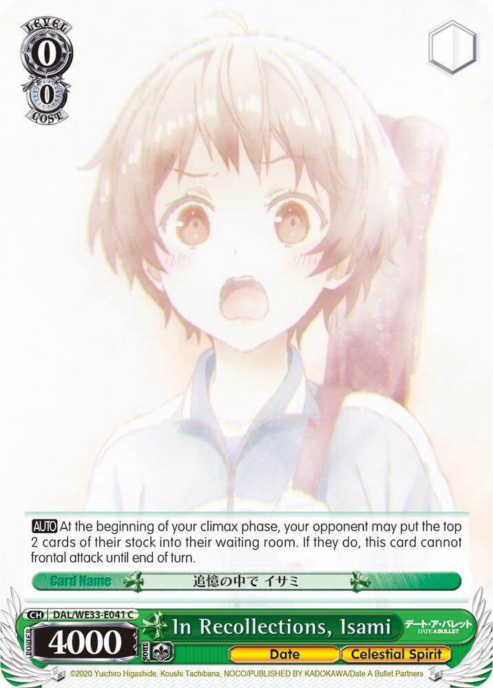 In Recollections, Isami - [Date A Bullet] | Gear Gaming Fayetteville