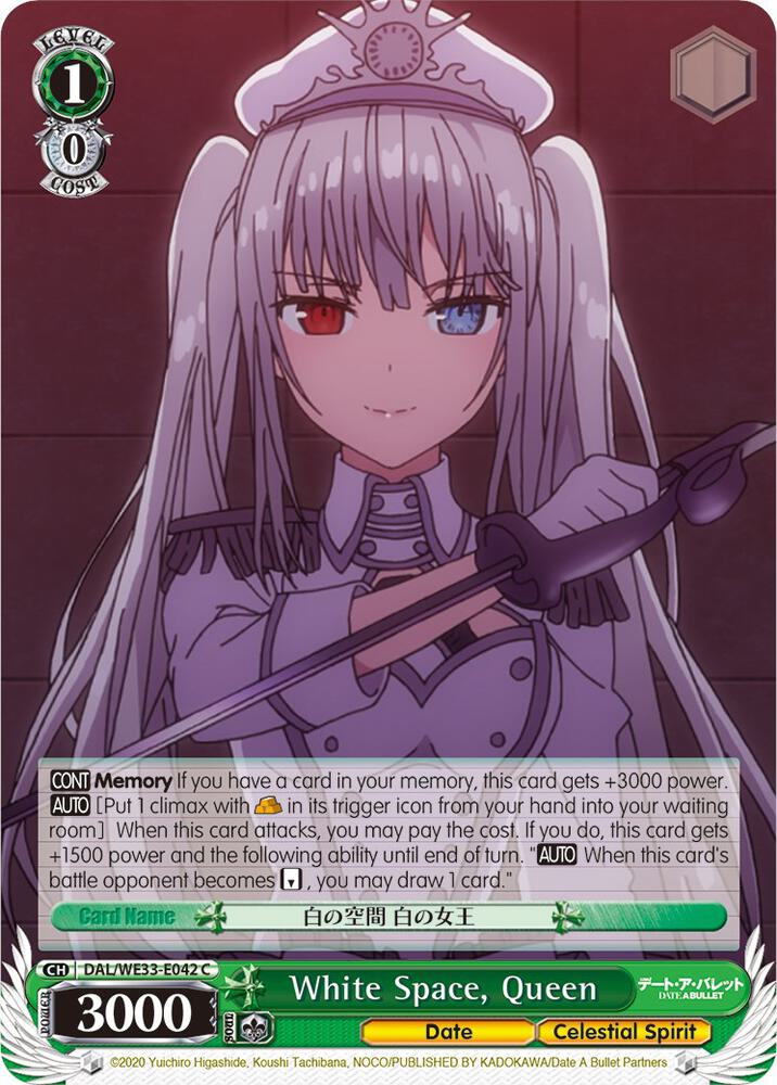 White Space, Queen (Parallel Foil) - [Date A Bullet] | Gear Gaming Fayetteville