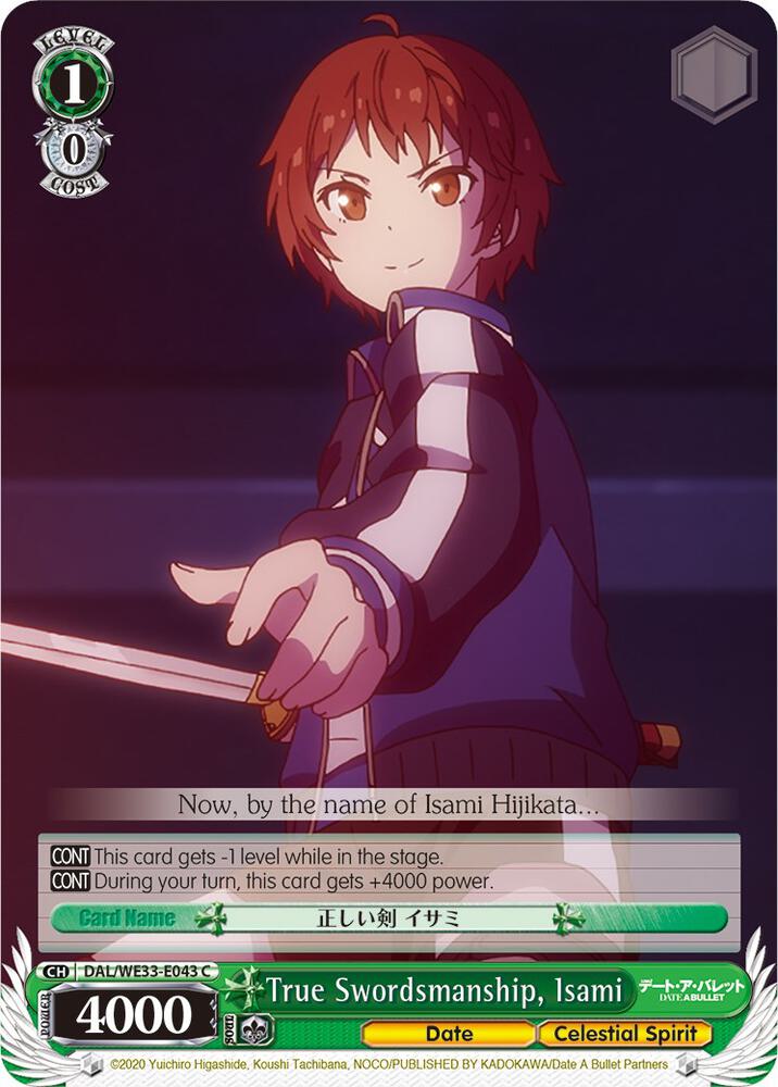True Swordsmanship, Isami - [Date A Bullet] | Gear Gaming Fayetteville