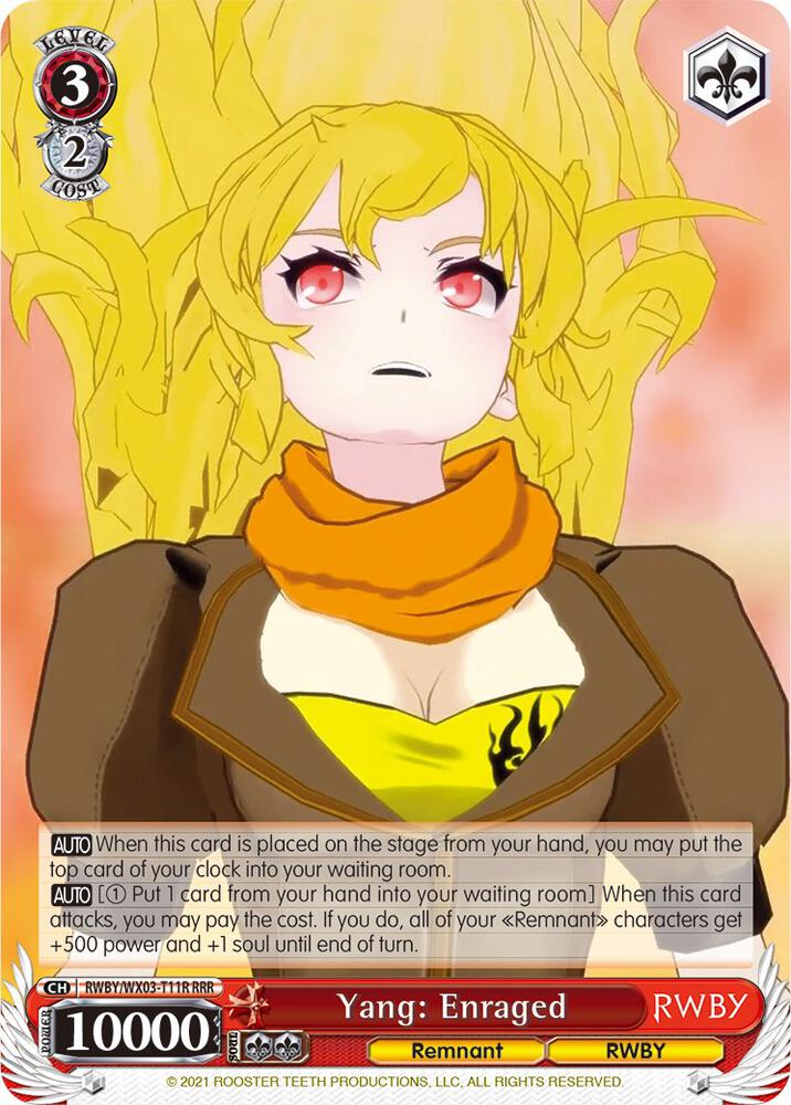 Yang: Enraged (RRR) - [RWBY] | Gear Gaming Fayetteville