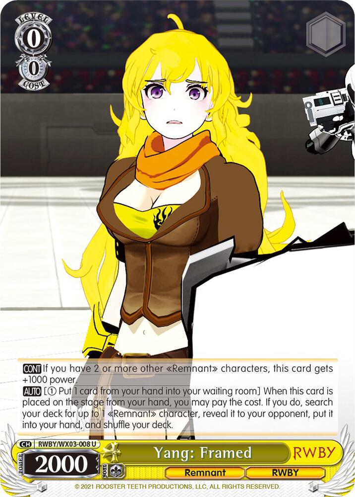 Yang: Framed - [RWBY] | Gear Gaming Fayetteville